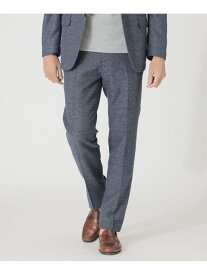 【SALE／76%OFF】【Adjustable Fit】【セットアップ対応可能】ファントムトラウザーズ THE SCOTCH HOUSE ザ・スコッチハウス パンツ スラックス・ドレスパンツ ホワイト ブルー【RBA_E】【送料無料】[Rakuten Fashion]