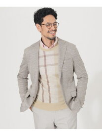 【SALE／24%OFF】【WEB・一部店舗限定】【キングサイズ】ラウンジジャケット THE SCOTCH HOUSE ザ・スコッチハウス ジャケット・アウター テーラードジャケット・ブレザー ブラウン ネイビー ピンク【RBA_E】【送料無料】[Rakuten Fashion]