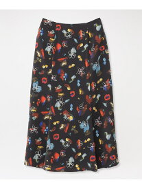 【SALE／30%OFF】エマージュフラワースカート LOVELESS ラブレス スカート ロング・マキシスカート グリーン ブラック【RBA_E】【送料無料】[Rakuten Fashion]