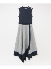ツイードブロッキングワンピース LOVELESS ラブレス ワンピース・ドレス ワンピース ネイビー【送料無料】[Rakuten Fashion]