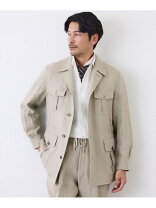 楽天市場】麻 サファリ ジャケット メンズの通販