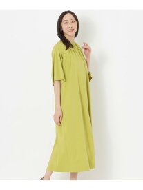 【SALE／35%OFF】【DRESOPHY】シルキースムースハーフスリーブワンピース S.ESSENTIALS エス エッセンシャルズ ワンピース・ドレス ワンピース ブラウン イエロー ブラック【RBA_E】【送料無料】[Rakuten Fashion]