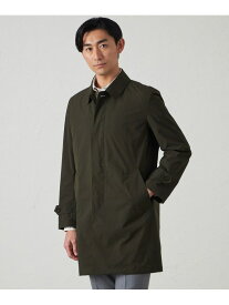 【SALE／52%OFF】【はっ水】【ウォッシャブル】タータンバックプリントバルマカーンコート BAKER STREET ベイカー・ストリート ジャケット・アウター ステンカラーコート ネイビー カーキグリーン【RBA_E】【送料無料】[Rakuten Fashion]