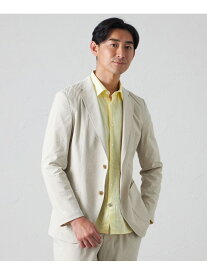 【SALE／64%OFF】【セットアップ対応可能】【ウォッシャブル】BEYONTECH ポリエステルドライサッカージャケット BAKER STREET ベイカー・ストリート ジャケット・アウター テーラードジャケット・ブレザー ネイビー ホワイト【RBA_E】【送料無料】[Rakuten Fashion]