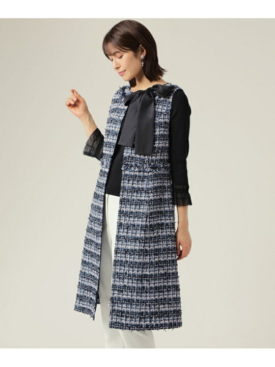 楽天市場】【SALE／43%OFF】カラーファンシーツイード ワンピース TO 
