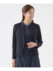 【SALE／56%OFF】【美シリーズ】【ウォッシャブル】【セットアップ対応】トリアセスビンモクロディノーカラージャケット TRANS WORK トランスワーク ジャケット・アウター ノーカラージャケット グレー ベージュ ネイビー ブラック【RBA_E】【送料無料】[Rakuten Fashion]