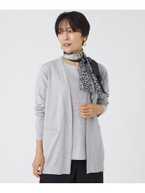【ウォッシャブル】ラメニットロングカーディガン EVEX by KRIZIA エヴェックス バイ クリツィア トップス ニット ネイビー【送料無料】[Rakuten Fashion]