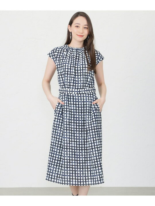 楽天市場】【SALE／25%OFF】ギンガムチェック サマードレス AMACA 