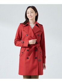 ＜100年コート＞スタンダードモデル ダブルトレンチコート(ショート) SANYOCOAT サンヨーコート ジャケット・アウター レインコート ベージュ ブラウン レッド【送料無料】[Rakuten Fashion]