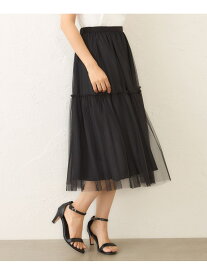 【SALE／62%OFF】チュールネット スカート TO BE CHIC トゥー ビー シック スカート その他のスカート ブラック ピンク【RBA_E】【送料無料】[Rakuten Fashion]