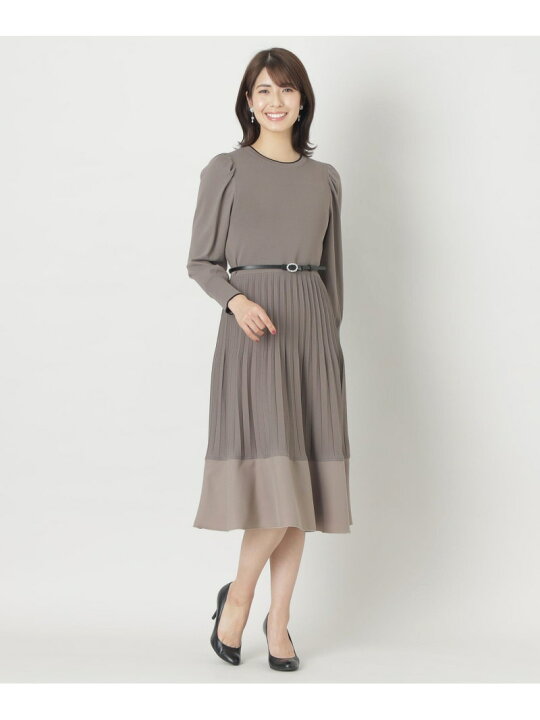 楽天市場】【SALE／60%OFF】レーヨンナイロンコンビ ニットワンピース 