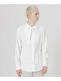 サテンリボンタイシャツ LOVELESS ラブレス トップス シャツ・ブラウス ホワイト ブラック【送料無料】[Rakuten Fashion]