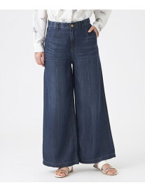 【SALE／40%OFF】【マシンウォッシャブル】ラメソフトデニムワイドパンツ EVEX by KRIZIA エヴェックス バイ クリツィア パンツ ジーンズ・デニムパンツ ネイビー【RBA_E】【送料無料】[Rakuten Fashion]