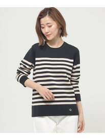 【SALE／22%OFF】【ウォッシャブル】ミラノリブボーダーニット EVEX by KRIZIA エヴェックス バイ クリツィア トップス ニット ホワイト ブラック【RBA_E】【送料無料】[Rakuten Fashion]