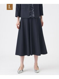 【SALE／50%OFF】【L】【美シリーズ・セットアップ対応・ウォッシャブル】オックスストレッチフレアスカート TRANS WORK サンヨー エルサイズ スカート その他のスカート ベージュ ネイビー ピンク【RBA_E】【送料無料】[Rakuten Fashion]