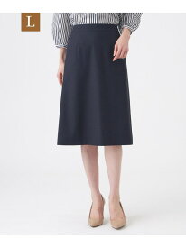 【SALE／50%OFF】【L】【美シリーズ・セットアップ対応・ウォッシャブル】オックスストレッチスカート TRANS WORK サンヨー エルサイズ スカート その他のスカート ネイビー ベージュ【RBA_E】【送料無料】[Rakuten Fashion]