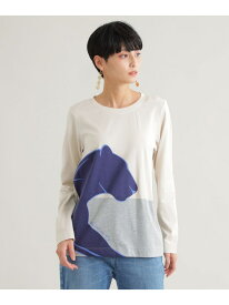 【SALE／53%OFF】【ウォッシャブル】ブラックパンサーTシャツ EVEX by KRIZIA エヴェックス バイ クリツィア トップス カットソー・Tシャツ ホワイト グレー ネイビー ブラウン【RBA_E】【送料無料】[Rakuten Fashion]