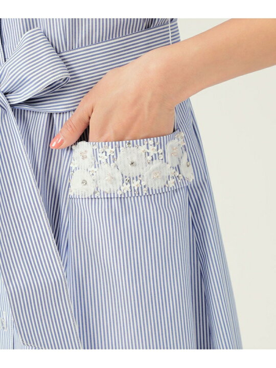楽天市場】【SALE／30%OFF】コットンストライプ ワンピース TO BE CHIC 