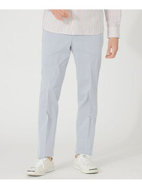 【SALE／78%OFF】【Adjustable Fit】カルゼトラウザーズ THE SCOTCH HOUSE ザ・スコッチハウス パンツ スラックス・ドレスパンツ ホワイト ブルー【RBA_E】【送料無料】[Rakuten Fashion]