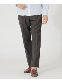【SALE／77%OFF】【Adjustable Fit】ウールトラウザーズ THE SCOTCH HOUSE ザ・スコッチハウス パンツ スラックス・ドレスパンツ ホワイト ブラウン【RBA_E】【送料無料】[Rakuten Fashion]