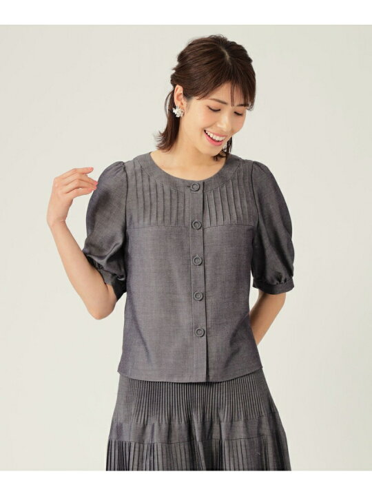 楽天市場】【SALE／40%OFF】ダンガリーシャンブレー ブラウス TO BE 