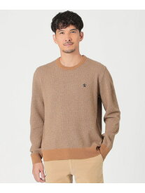 【SALE／63%OFF】【ウォッシャブル】ドットクルーネックニット THE SCOTCH HOUSE ザ・スコッチハウス トップス ニット ブルー ベージュ【RBA_E】【送料無料】[Rakuten Fashion]