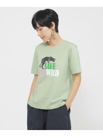 【SALE／60%OFF】【カタログ掲載品】【ウォッシャブル】アニマルロゴプリントカットソー EVEX by KRIZIA エヴェックス バイ クリツィア トップス カットソー・Tシャツ ホワイト ピンク【RBA_E】【送料無料】[Rakuten Fashion]