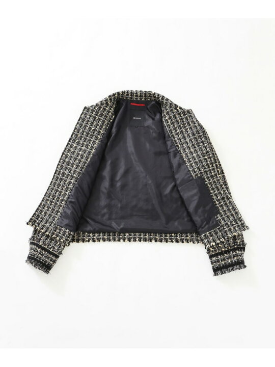 楽天市場】【SALE／20%OFF】バンビーナツイードブルゾン LOVELESS 