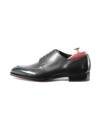 【匠 勘三郎/TAKUMI KANZABURO】スキンステッチUチップ 三陽山長 サンヨウヤマチョウ シューズ・靴 レースアップ・ドレスシューズ ブラック【送料無料】[Rakuten Fashion]