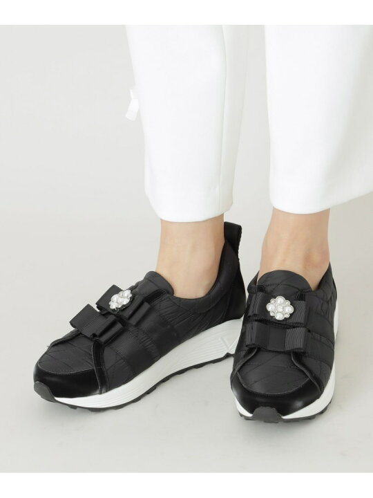 楽天市場】【SALE／20%OFF】パールビジュースニーカー TO BE CHIC 
