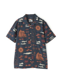 【WEB・一部店舗限定】PAIKAJI Ocean Cruise アロハシャツ BAKER STREET ベイカー・ストリート トップス シャツ・ブラウス ネイビー【送料無料】[Rakuten Fashion]