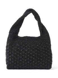 【SALE／20%OFF】メタリックニットバッグ EVEX by KRIZIA エヴェックス バイ クリツィア バッグ トートバッグ ブラック シルバー【RBA_E】【送料無料】[Rakuten Fashion]