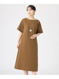 【SALE／48%OFF】【カタログ掲載・マシンウォッシャブル】クロスサッカーサックワンピース EVEX by KRIZIA エヴェックス バイ クリツィア ワンピース・ドレス ワンピース ブラウン ブラック【RBA_E】【送料無料】[Rakuten Fashion]