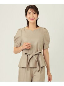 【SALE／20%OFF】バスケットリネンライク ブラウス TO BE CHIC トゥー ビー シック トップス シャツ・ブラウス カーキ ホワイト ネイビー【RBA_E】【送料無料】[Rakuten Fashion]