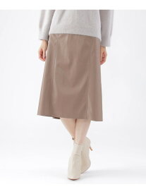【SALE／70%OFF】【ウォッシャブル】ロイヤルフェイクレザースカート TRANS WORK トランスワーク スカート その他のスカート ブラック ブラウン【RBA_E】【送料無料】[Rakuten Fashion]