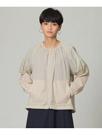 【SALE／35%OFF】*Wings掲載*【80周年記念アイテム】【はっ水】【ウォッシャブル】サイレントストレッチブルゾン EVEX by KRIZIA エヴェックス バイ クリツィア ジャケット・アウター ブルゾン・ジャンパー ベージュ ブラック【RBA_E】【送料無料】[Rakuten Fashion]