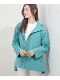 【SALE／30%OFF】グレースメモリーソフト フード付きコート AMACA アマカ ジャケット・アウター レインコート グリーン ブラック ベージュ【RBA_E】【送料無料】[Rakuten Fashion]