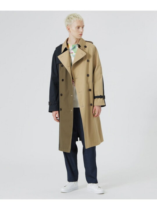楽天市場】【SALE／30%OFF】ブロッキング トレンチコート LOVELESS 