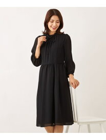 【SALE／46%OFF】ブラックジョーゼット ワンピース TO BE CHIC トゥー ビー シック ワンピース・ドレス ワンピース ブラック【RBA_E】【送料無料】[Rakuten Fashion]