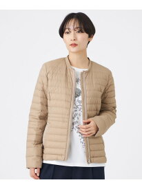 【SALE／23%OFF】【ウォッシャブル】ノーカラーライトダウン EVEX by KRIZIA エヴェックス バイ クリツィア ジャケット・アウター その他のジャケット・アウター ベージュ ブラック【RBA_E】【送料無料】[Rakuten Fashion]