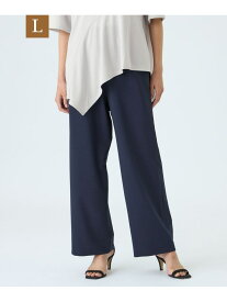 【SALE／42%OFF】【L】【ウォッシャブル】強撚スラブパンツ TRANS WORK サンヨー エルサイズ パンツ その他のパンツ ネイビー ベージュ【RBA_E】【送料無料】[Rakuten Fashion]