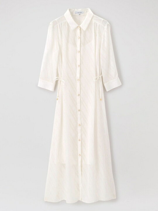 楽天市場 Sale 46 Off はっ水シアーシャツドレス Loveless ラブレス ワンピース シャツワンピース ホワイト ブラック ピンク Rba E 送料無料 Rakuten Fashion Sanyo Select