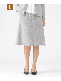 【SALE／48%OFF】【L】【美シリーズ】【ウォッシャブル】【セットアップ対応】カラミファンシーツイードスカート TRANS WORK サンヨー エルサイズ スカート その他のスカート グレー ネイビー【RBA_E】【送料無料】[Rakuten Fashion]