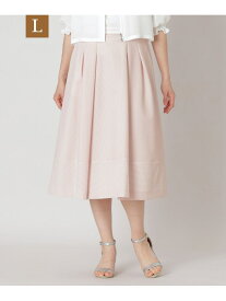 【SALE／45%OFF】【L】シアサッカー ストライプスカート TO BE CHIC サンヨー エルサイズ スカート その他のスカート ネイビー ピンク【RBA_E】【送料無料】[Rakuten Fashion]