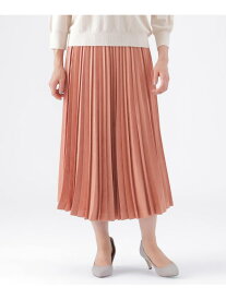 【SALE／51%OFF】【ウォッシャブル】ストレッチスエードプリーツスカート TRANS WORK トランスワーク スカート その他のスカート ベージュ ネイビー ピンク【RBA_E】【送料無料】[Rakuten Fashion]
