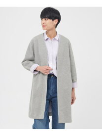 【SALE／70%OFF】【ウォッシャブル】ボンディングジャージロングカーディガン EVEX by KRIZIA エヴェックス バイ クリツィア トップス カットソー・Tシャツ グレー ネイビー【RBA_E】【送料無料】[Rakuten Fashion]