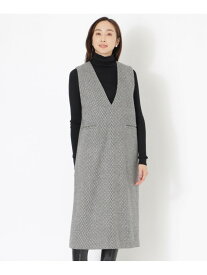 【レインウール】ジャンパースカート S.ESSENTIALS エス エッセンシャルズ ワンピース・ドレス その他のワンピース・ドレス ブラウン グレー【送料無料】[Rakuten Fashion]