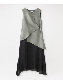 メタリックワンピース LOVELESS ラブレス ワンピース・ドレス ワンピース ブラック ベージュ シルバー【送料無料】[Rakuten Fashion]