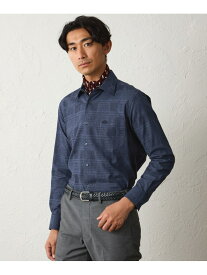 【SALE／48%OFF】デニムジャカードシャツ BAKER STREET ベイカー・ストリート トップス シャツ・ブラウス ネイビー【RBA_E】【送料無料】[Rakuten Fashion]