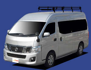 新しいスタイル ルーフキャリア タフレック セイコー Pシリーズ ホーミー バネットバン サファリ キャラバン ニッサン/日産/NISSAN PL44 8本脚 - 洗車・ケア用品